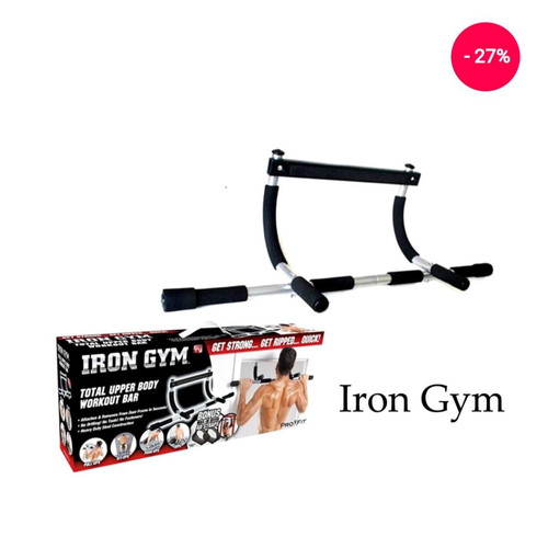 Iron Gym Door Pull-Up Bar new