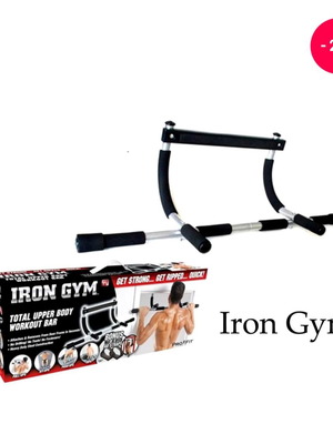 Iron Gym Door Pull-Up Bar new