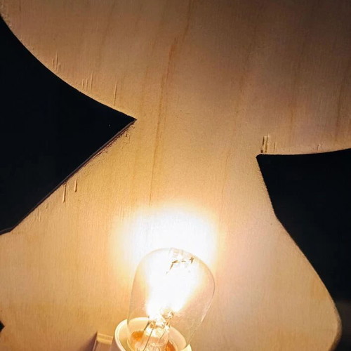 Handmade wooden wall light for kids room new