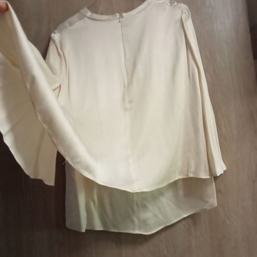 Zara official blouse large beige, like new