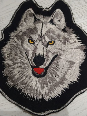 Large embroidered patch new
