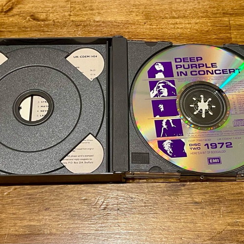 Deep Purple In Concert 1970 - 1972 CD used, double, rock