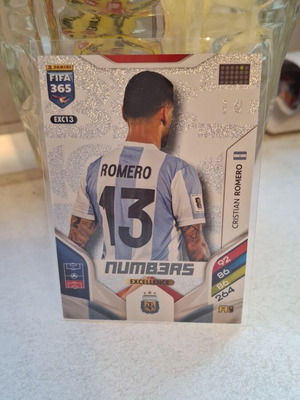 Cristian Romero Numbers Panini 2026 card