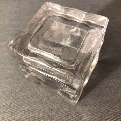 Glass jar with lid container for acrylic liquid