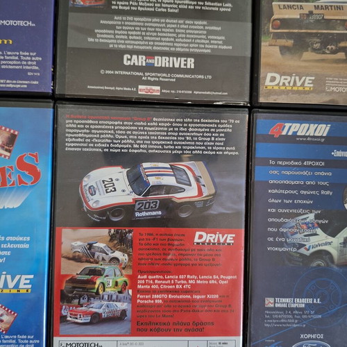 Car DVDs, set of 6, including Top Crashes