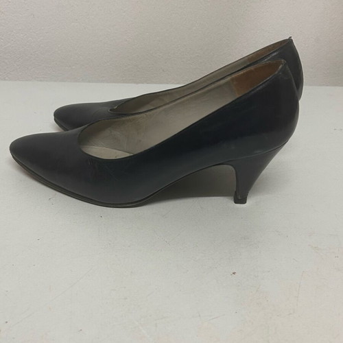 Haralas leather pumps blue used, size 37.5