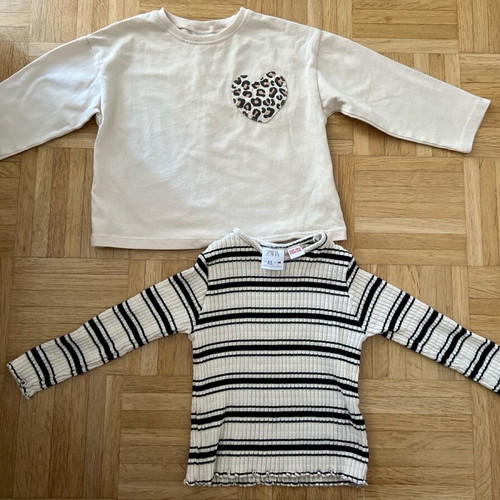 Blouses pack of 2 for 2-3 years old, size 98 cm