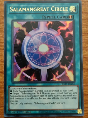 Salamangreat Circle RA03 Near Mint, Ultra Rare 1st Edition
