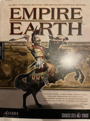 Empire Earth PC game new, rare collectible Big Box edition