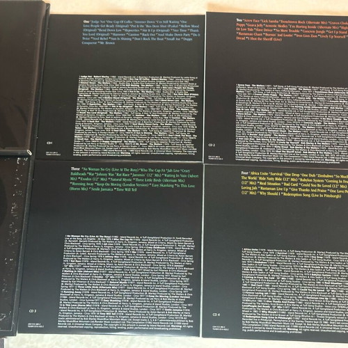 Bob Marley Songs Of Freedom 4 CD box set like new, reggae