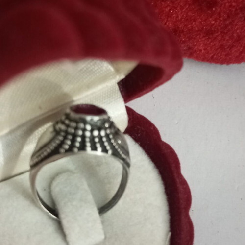 Silver 925 vintage ring used, size 54.5