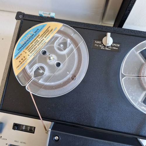 Sony antique tape recorder used