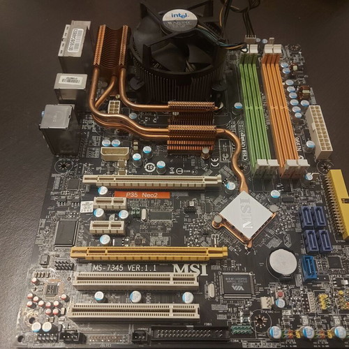 Μητρική MSI P35 Neo2-FIR (MS-7345) με CPU Core 2 Duo μεταχειρισμένη