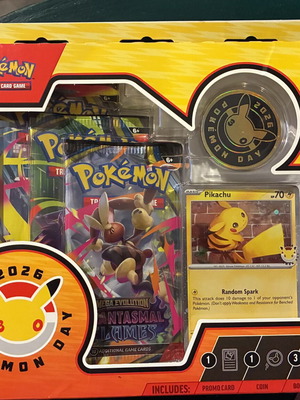 Pokemon Day Pikachu Swirl Trading Card Game New
