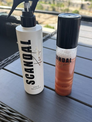 Scandal Beauty Illusion hair serum and copper glow set like new