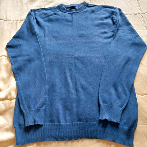 Soul Rebel men's sweater XL like new, 100% cotton blue