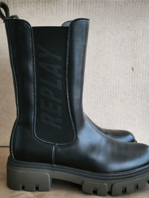 Replay women's boots No.37 like new, black