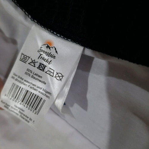Sonnestein Austria traditional blouse new, linen and cotton, size S/M