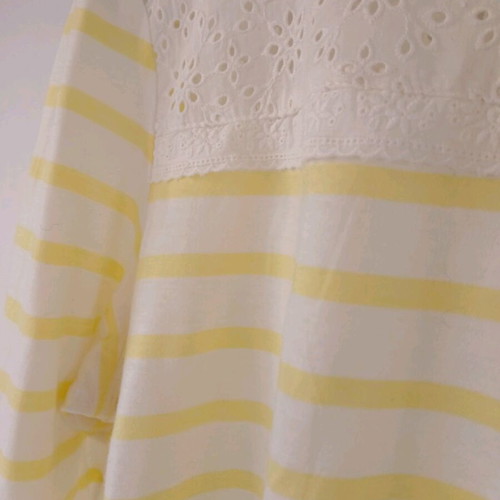 H&M Mariniera with Yellow Stripe and Cutout Design like new