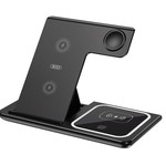 XO WX023 Wireless Charger 15W (Watch, Phone, Earbud) Black New