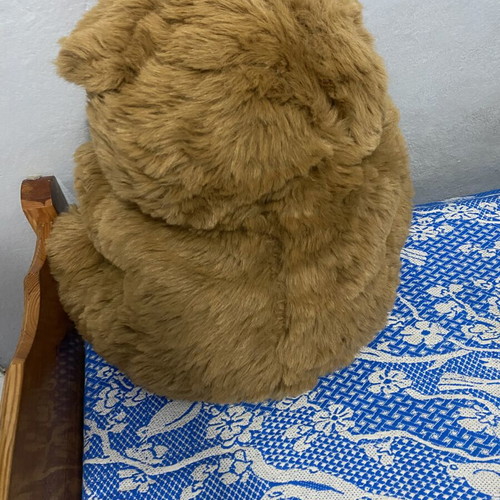 Brown teddy bear medium size like new