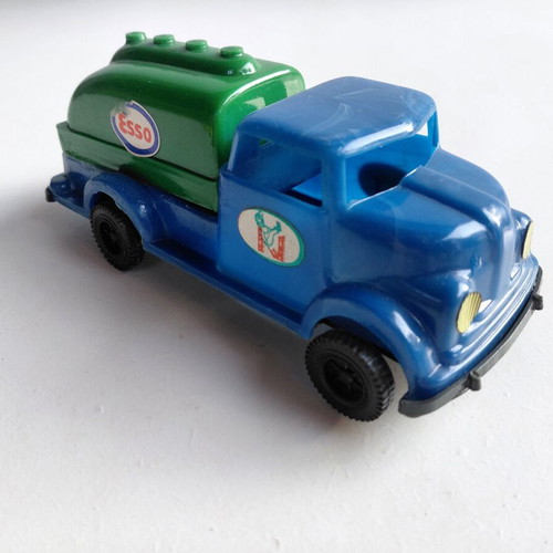 Esso Vintage Fuel Tanker Truck Greek Made 70s, new