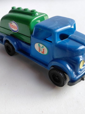 Esso Vintage Fuel Tanker Truck Greek Made 70s, new