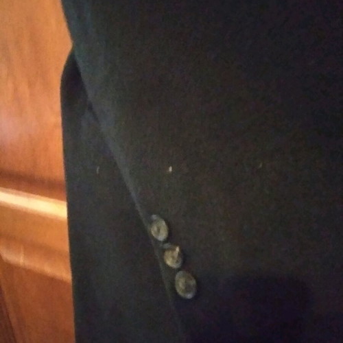 Sinanis coat used, black, size 48