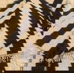  Black/White Scarf