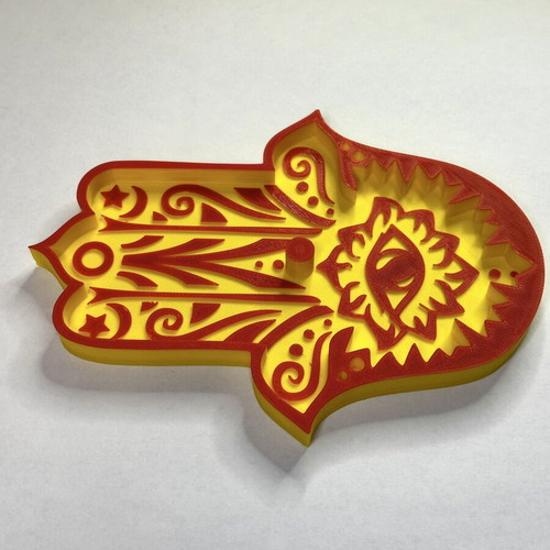 Burner Aromatizer Holder for Aromatic Sticks, red-yellow