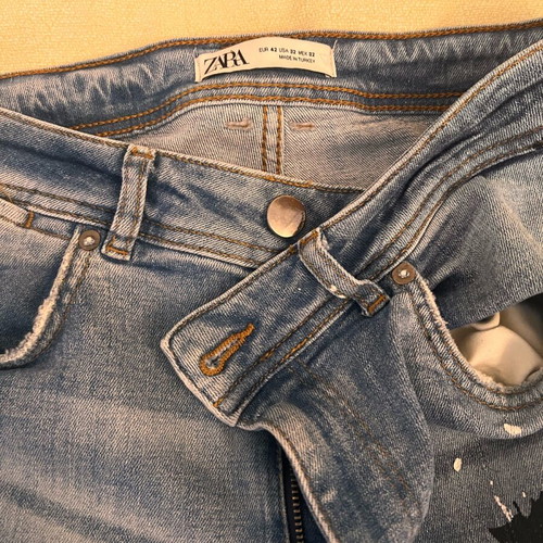 Zara men's pants like new, size L, blue