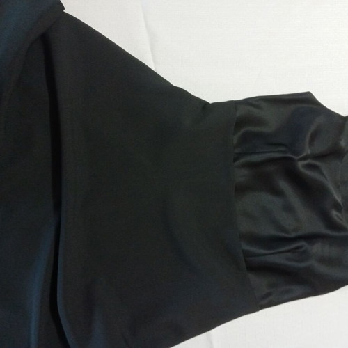 Set dress and jacket like new, black with thin stripes