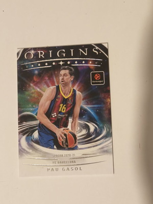 2025-26 Panini Euroleague Origins Pau Gasol Barcelona sticker