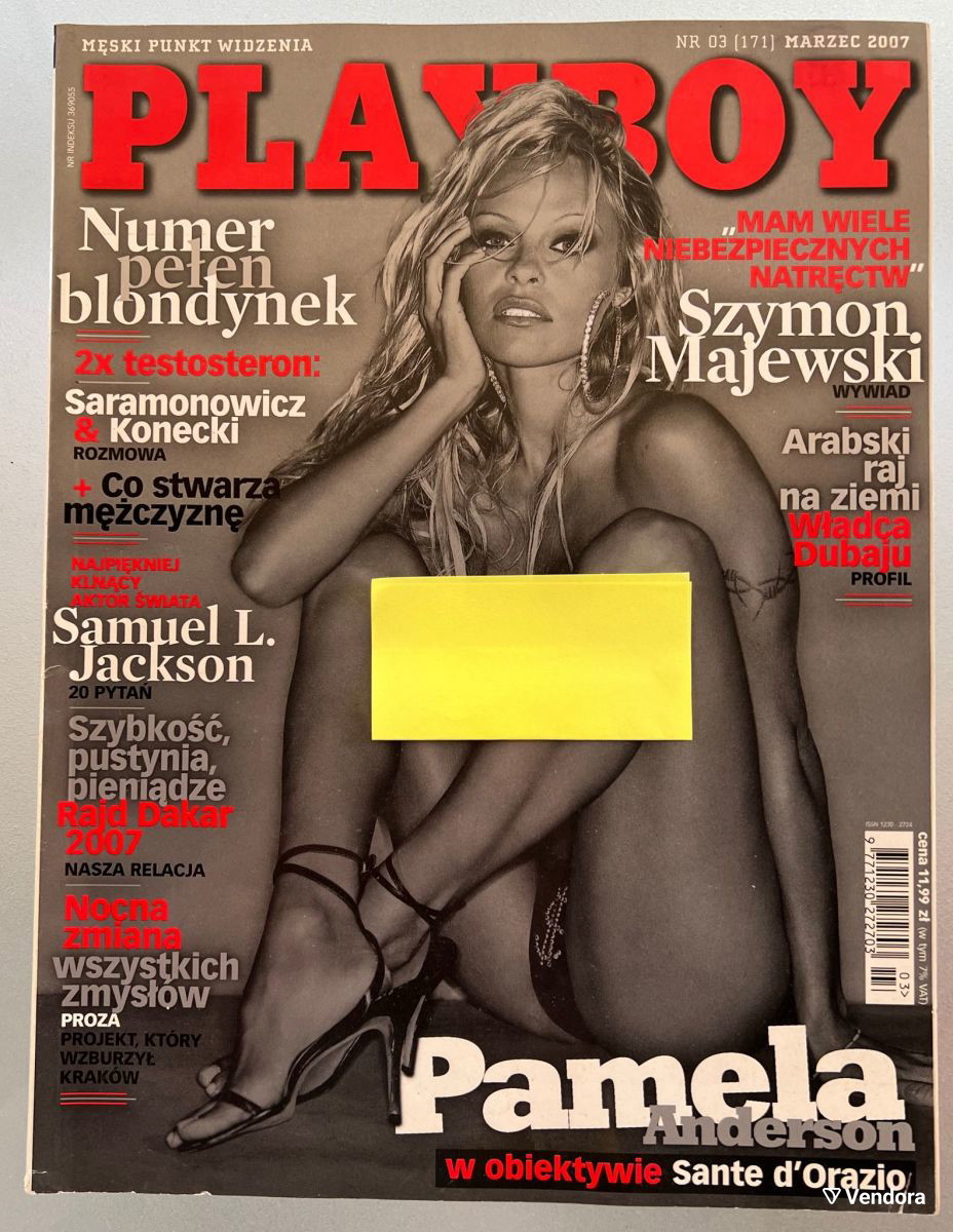 Pamela Anderson, Playboy 2007 - € 13,00 - Vendora