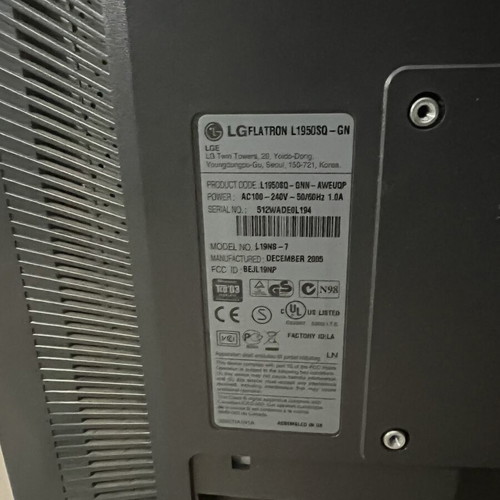 Lg monitor like new