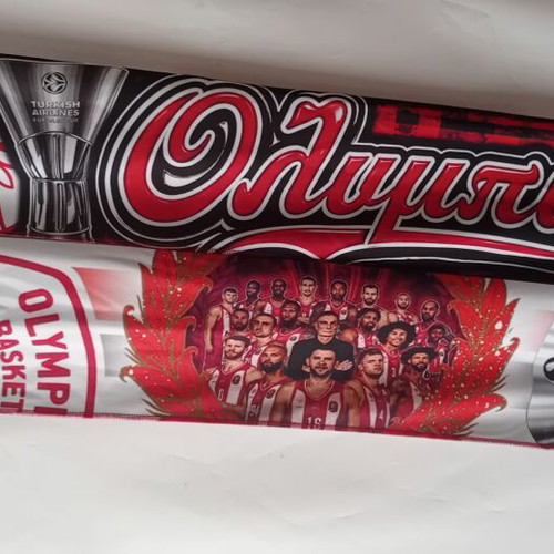 Olympiakos Basketball 2026 Final Four OAKA Euroleague Champions Collectible Scarf double-sided