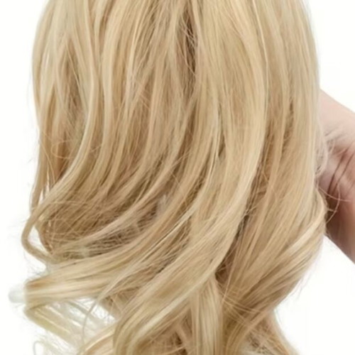 Blonde Hair Ponytail With Claw Clip 32 cm Synthetic Hair like new