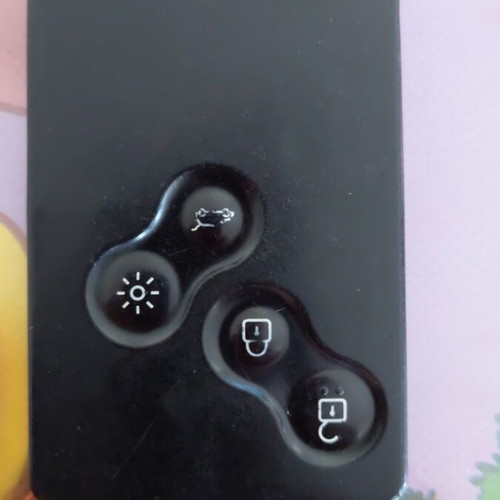 Renault key used for spare parts