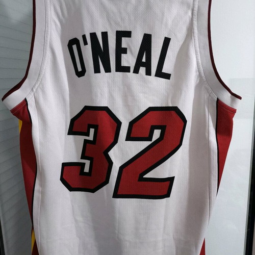 NBA Miami Heat Shaquille O'Neal jersey used, size M, authentic replica