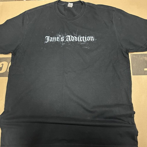 Jane's Addiction Vintage 2000's Concert Tour T-Shirt Men's XL Black like new