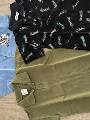 Polo shirts pack for boys 4-6 years, sizes 110-116 cm