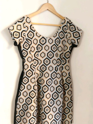 Manolo women's dress used, multicolor, above knee, size S
