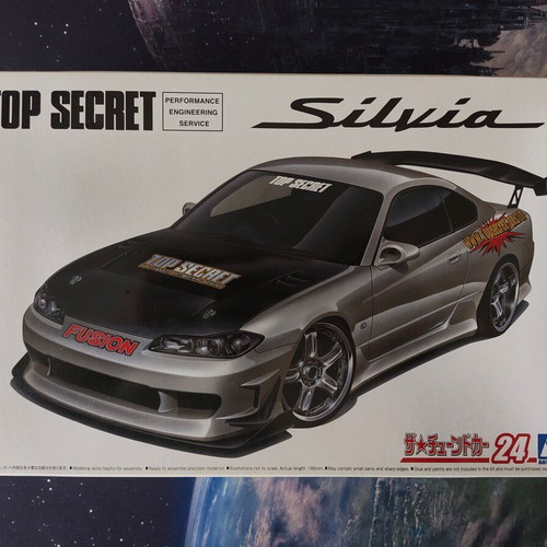 Nissan Silvia Top Secret Aoshima 1/24 model kit