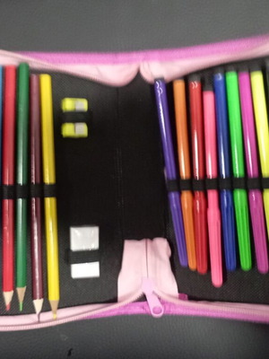 Mermaids Pencil Case new, filled