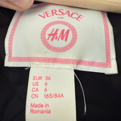 Versace H&M bomber jacket limited edition size 36 S-M like new