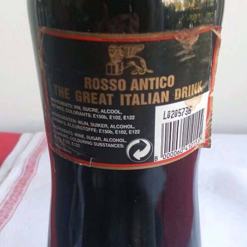 Vermouth Rosso Antico 1lt new, vintage 1990s bottling