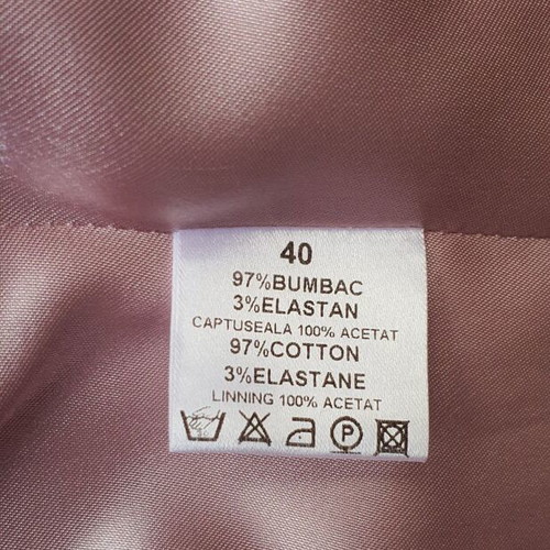 Agnes Toma velvet coat new, pink, size S