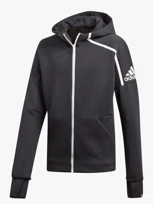 Adidas Performance YB ZNE jacket used, size S, black-white