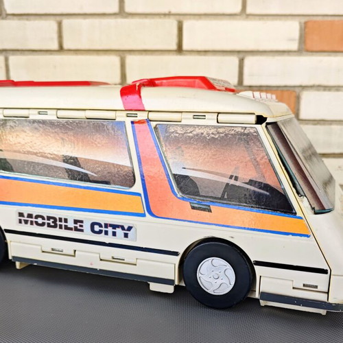 Vintage Micro Machines Mobile City Van Playset Galoob 1991