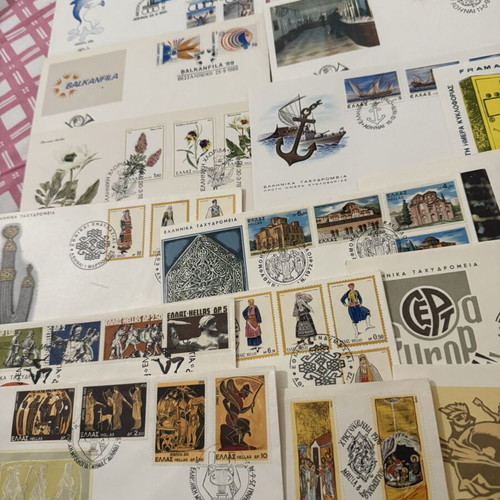 First Day Covers pack of 140, 80s-90s Greece